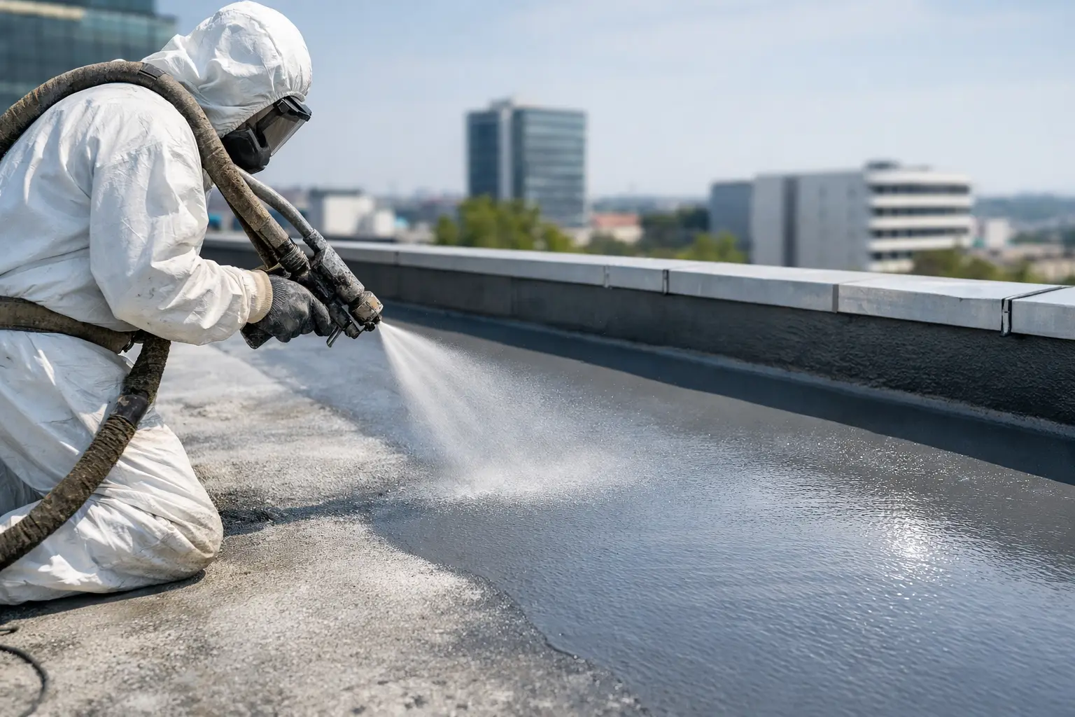 Impermeabilizzazione con poliurea a spruzzo