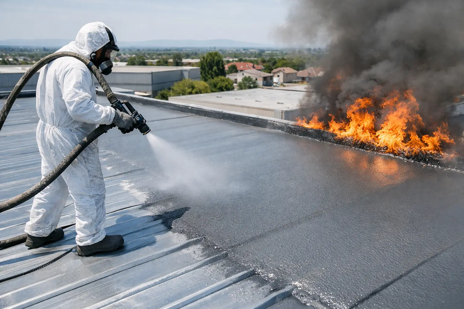 Poliurea antincendio Broof (t4): dove si utilizza