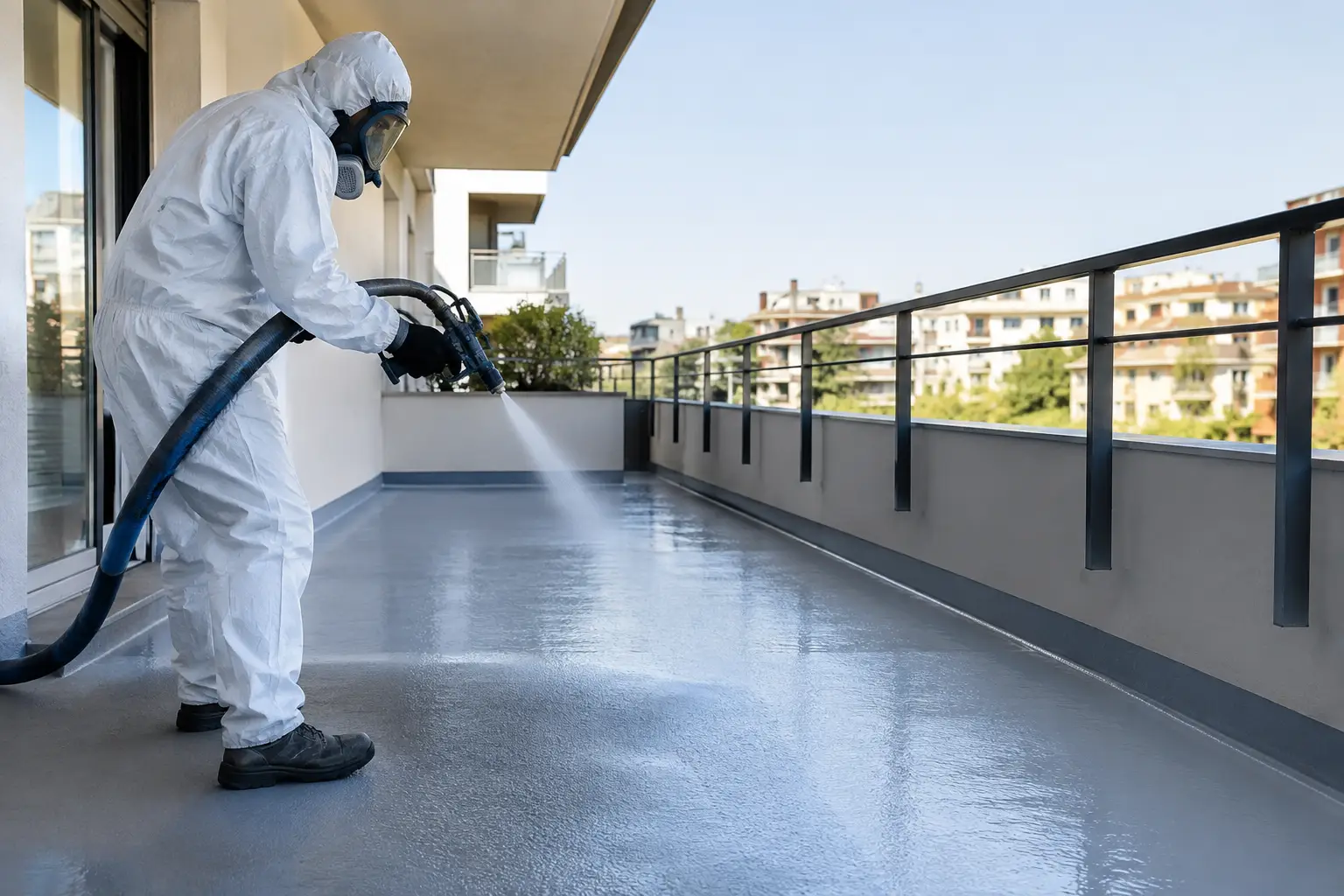 Balconi condominiali impermeabilizzati senza disagi